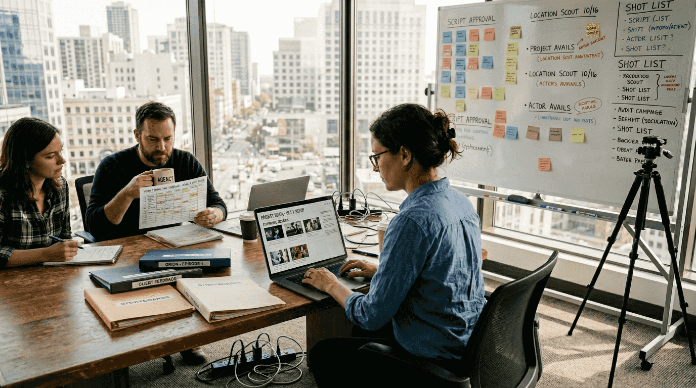 Video project management steps for B2B marketing success