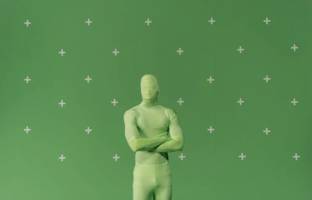 how to use green screen background in production