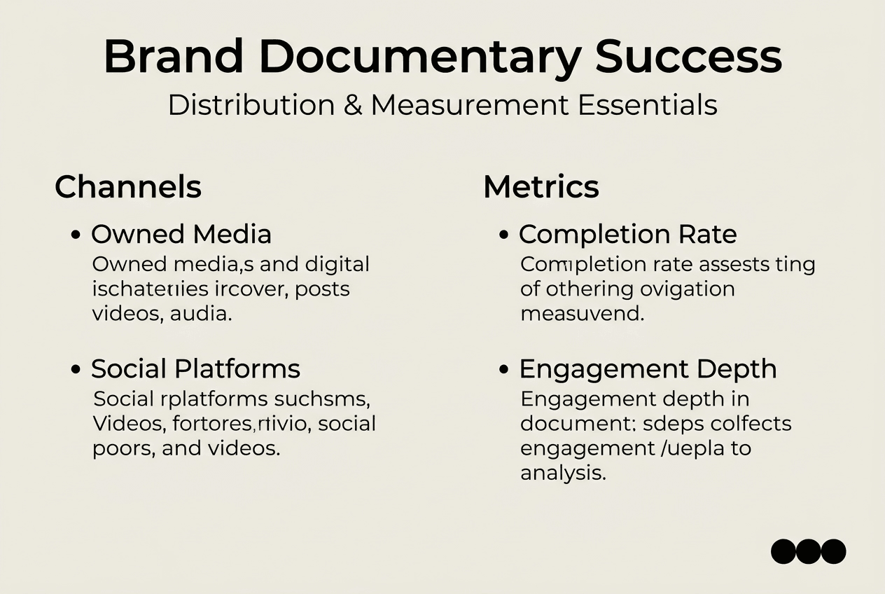 Infographic of distribution and measurement essentials