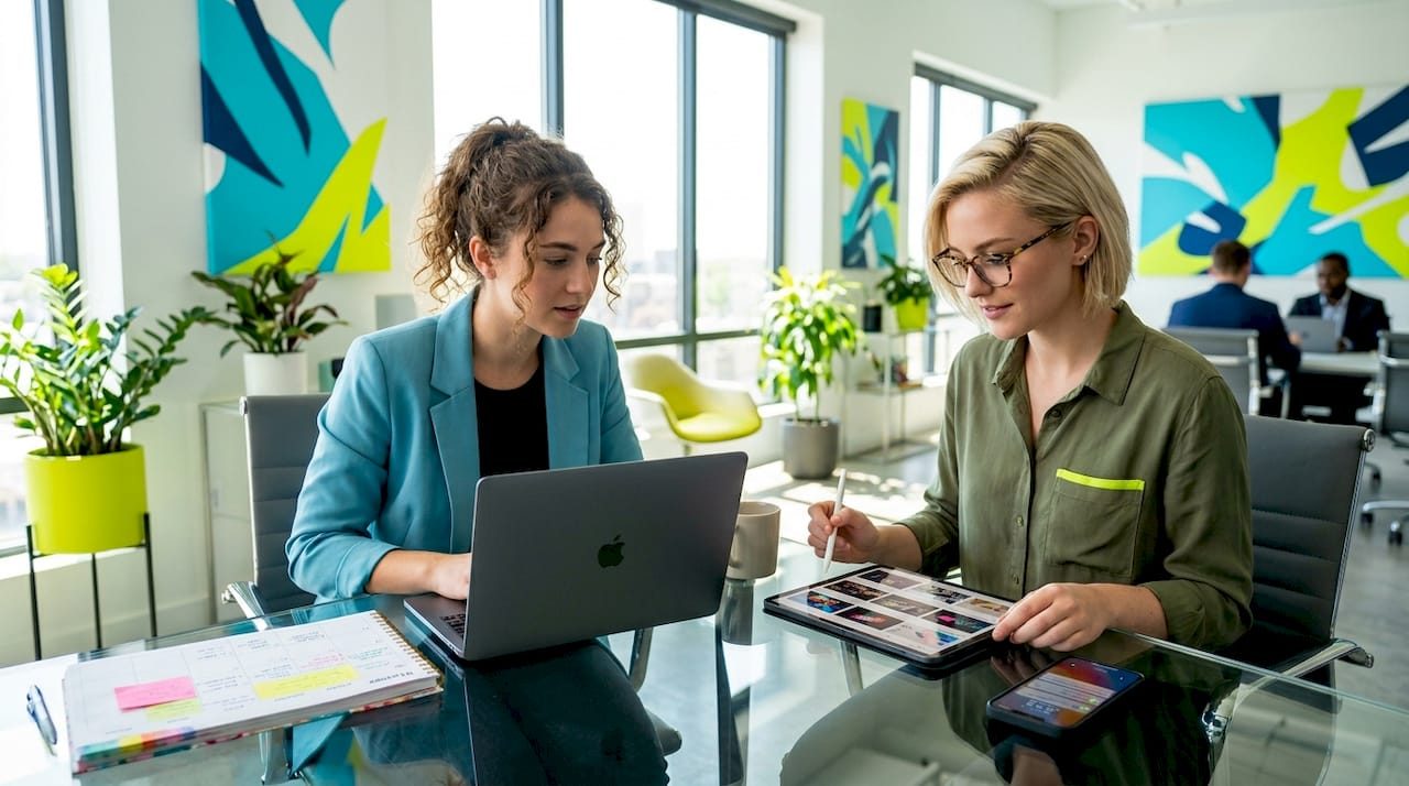 Two marketers compare video and static content